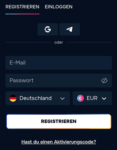 Erstellen Sie ein Konto