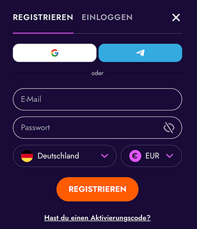 Erstellen Sie ein Konto Erstellen Sie ein Konto